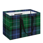 Knitted Scottish Plaid Print Utility Tote Bag