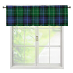 Knitted Scottish Plaid Print Window Valance