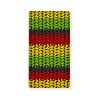 Knitted Style Reggae Pattern Print Baby Crib Sheet