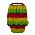 Knitted Style Reggae Pattern Print Baby Seat Cover