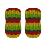 Knitted Style Reggae Pattern Print Bar Stool Covers