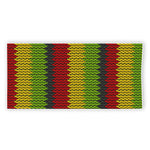 Knitted Style Reggae Pattern Print Beach Towel