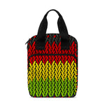 Knitted Style Reggae Pattern Print Bible Tote Bag