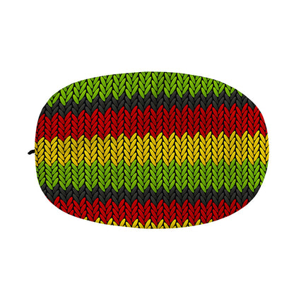 Knitted Style Reggae Pattern Print Car Side Mirror Covers