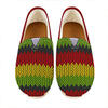 Knitted Style Reggae Pattern Print Casual Shoes