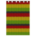 Knitted Style Reggae Pattern Print Curtain