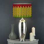 Knitted Style Reggae Pattern Print Drum Lamp Shade