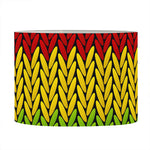 Knitted Style Reggae Pattern Print Drum Lamp Shade