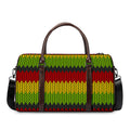 Knitted Style Reggae Pattern Print Duffel Bag