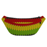 Knitted Style Reggae Pattern Print Fanny Pack