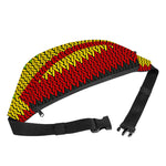 Knitted Style Reggae Pattern Print Fanny Pack