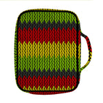 Knitted Style Reggae Pattern Print Front Pocket Bible Bag