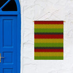 Knitted Style Reggae Pattern Print Garden Flag