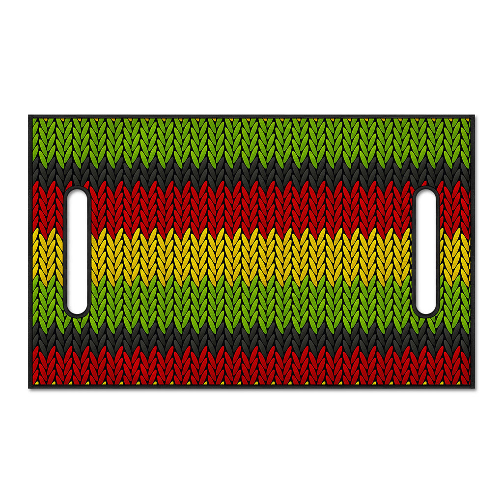 Knitted Style Reggae Pattern Print Golf Cart Seat Cover