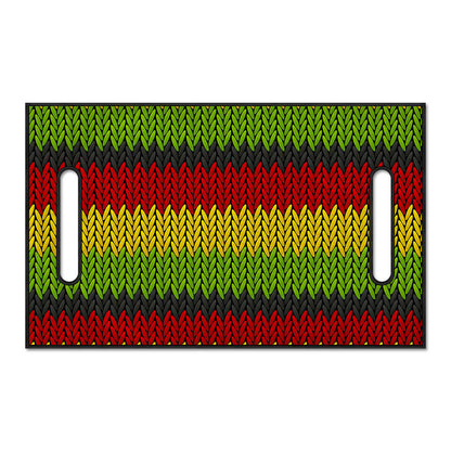 Knitted Style Reggae Pattern Print Golf Cart Seat Cover