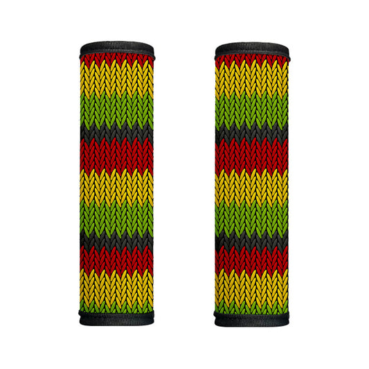 Knitted Style Reggae Pattern Print Handle Covers