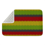 Knitted Style Reggae Pattern Print Indoor Door Mat