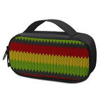 Knitted Style Reggae Pattern Print Insulin Cooler Travel Case