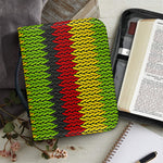 Knitted Style Reggae Pattern Print Leather Bible Cover
