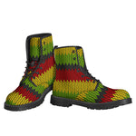 Knitted Style Reggae Pattern Print Backpack