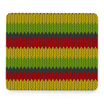 Knitted Style Reggae Pattern Print Mouse Pad