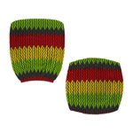 Knitted Style Reggae Pattern Print Office Chair Cover