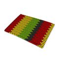Knitted Style Reggae Pattern Print Pet Cooling Mat Cover