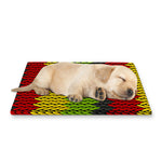 Knitted Style Reggae Pattern Print Pet Cooling Mat Cover