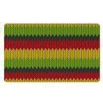 Knitted Style Reggae Pattern Print Polyester Doormat