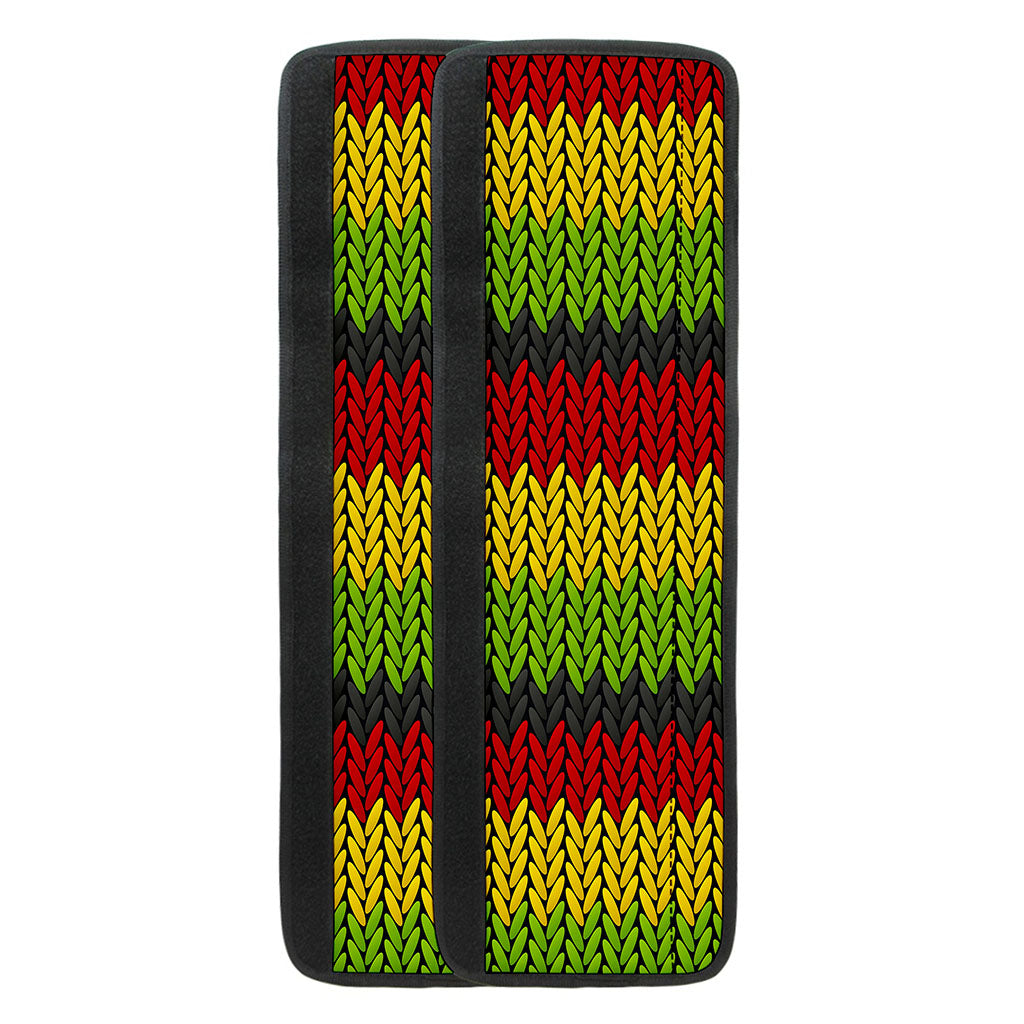 Knitted Style Reggae Pattern Print Refrigerator Handle Covers