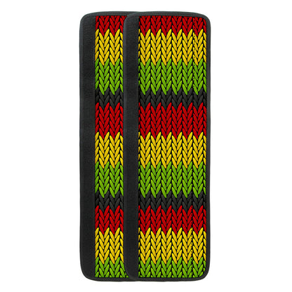 Knitted Style Reggae Pattern Print Refrigerator Handle Covers