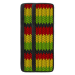Knitted Style Reggae Pattern Print Refrigerator Handle Covers