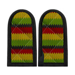 Knitted Style Reggae Pattern Print Skillet Handle Cover