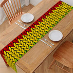 Knitted Style Reggae Pattern Print Table Runner