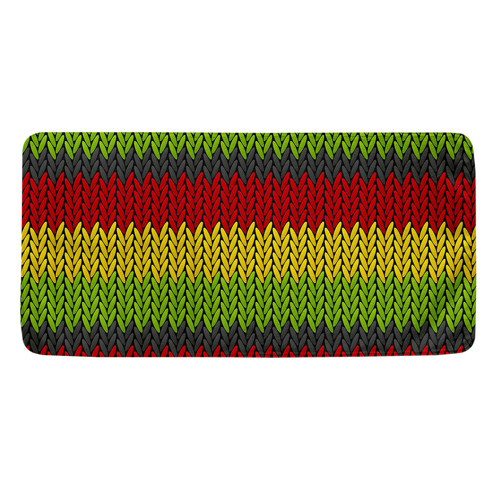 Knitted Style Reggae Pattern Print Towel