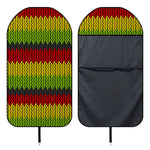 Knitted Style Reggae Pattern Print Waterproof Car Seat Cover