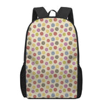 Knitting Yarn Pattern Print 17 Inch Backpack