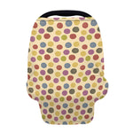 Knitting Yarn Pattern Print Baby Seat Cover