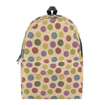 Knitting Yarn Pattern Print Backpack