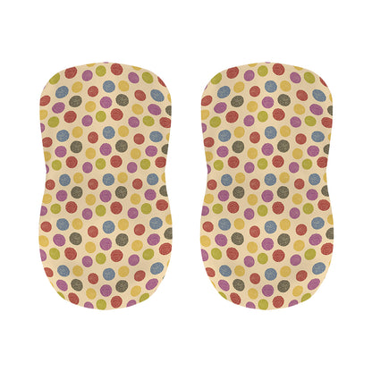 Knitting Yarn Pattern Print Bar Stool Covers
