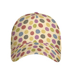 Knitting Yarn Pattern Print Baseball Cap