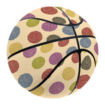 Knitting Yarn Pattern Print Basketball
