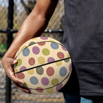 Knitting Yarn Pattern Print Basketball