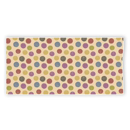 Knitting Yarn Pattern Print Beach Towel