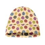 Knitting Yarn Pattern Print Beanie