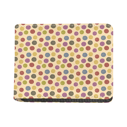 Knitting Yarn Pattern Print Bifold Wallet