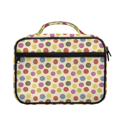 Knitting Yarn Pattern Print Briefcase Bible Bag