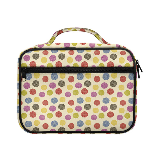 Knitting Yarn Pattern Print Briefcase Bible Bag