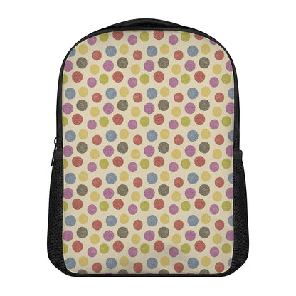 Knitting Yarn Pattern Print Casual Backpack