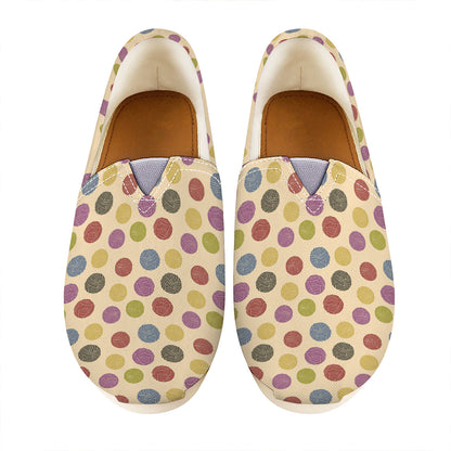 Knitting Yarn Pattern Print Casual Shoes